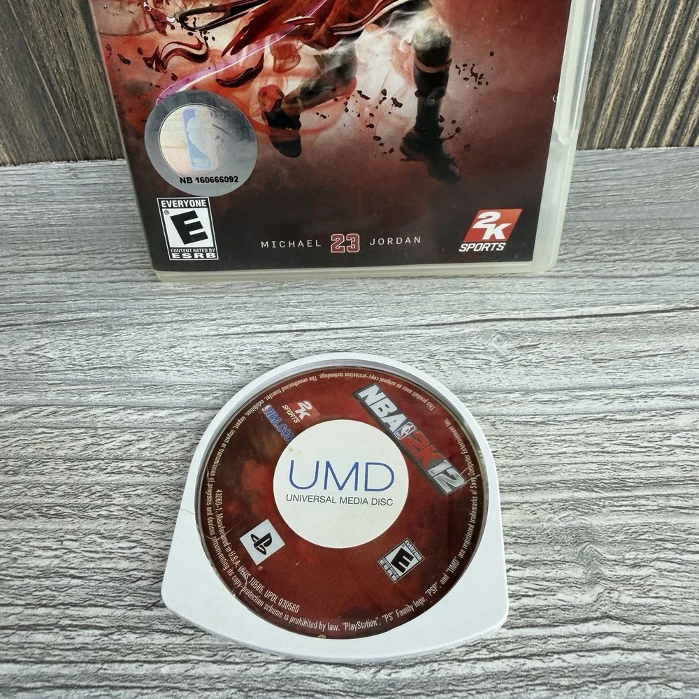 NBA 2K12 (Sony PSP PlayStation game) Michael Jordan 2K Sports No Manual